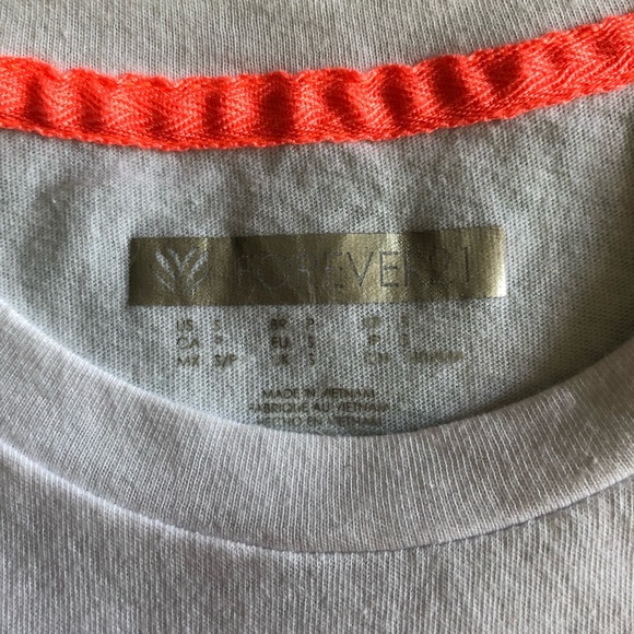 💜 3/$15 Forever 21 cropped muscle tee - size small - Picture 8 of 12